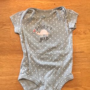 Daddy’s Girl baby onesie. Size 3 mo